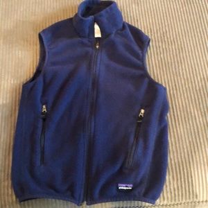Patagonia men’s xs navy fleece vest
